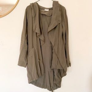 Army green duster